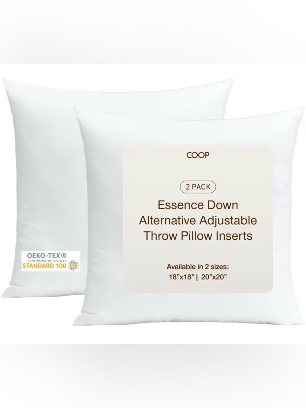 Coop 2 pack Throw pillows